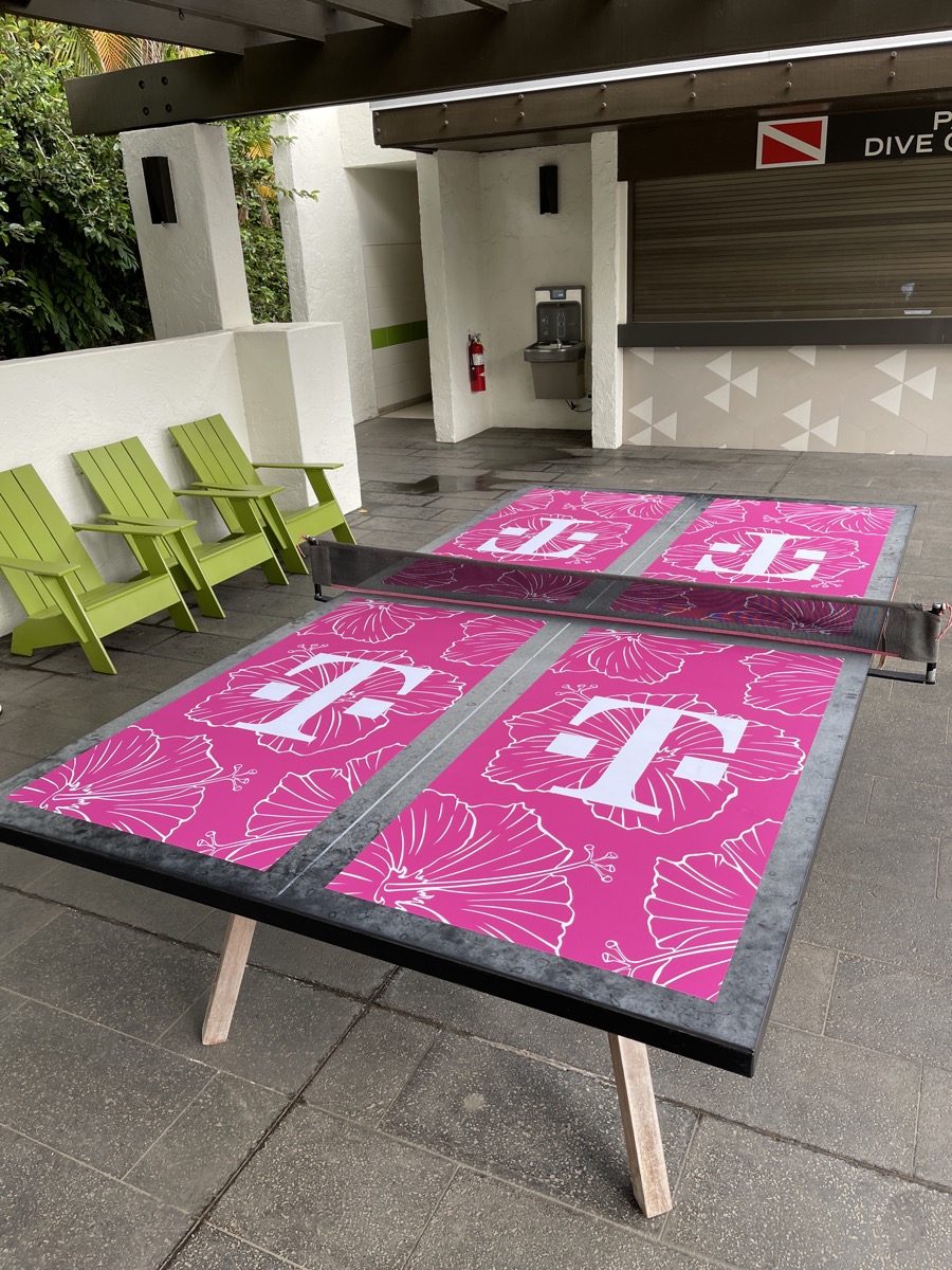 Ping Pong Table Branding